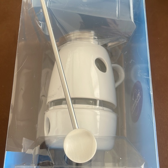 NWT: Choco Bliss Chocolate Warmer Cup and Straw Spoon Set! - Picture 3 of 13